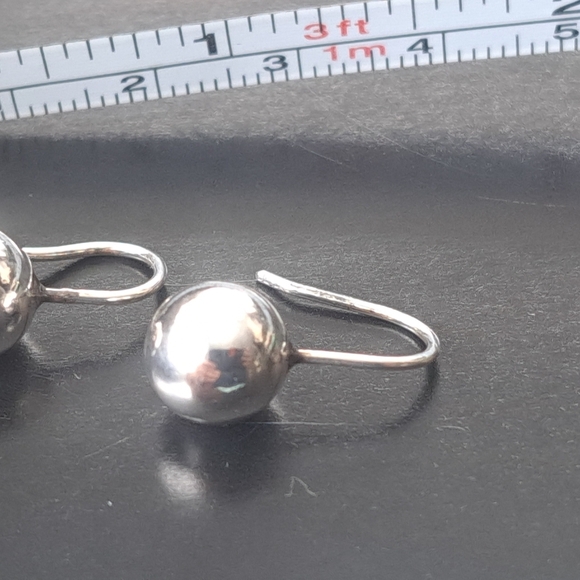 925 sterling silver pair of earrings - Picture 5 of 6